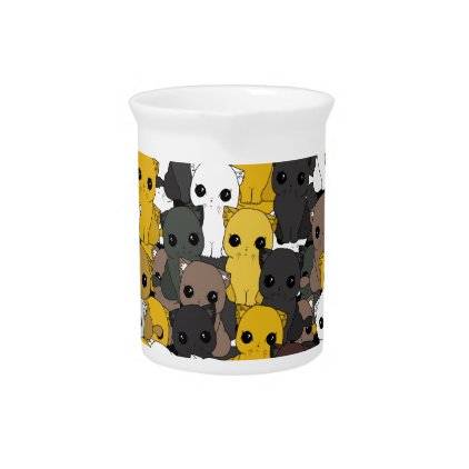 Cute cats pattern pitcher