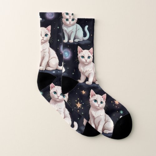 Cute Cats Pattern  Socks