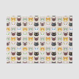 Cute Cats Pattern Tissue Paper