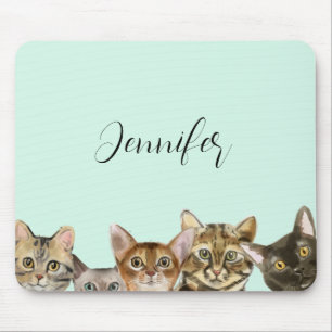 Cute Cats Personalized Mousepad