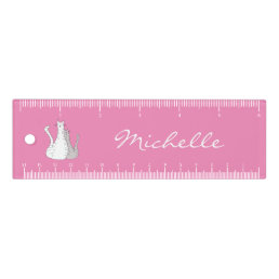 Cute Cats Personalized Pink  Ruler