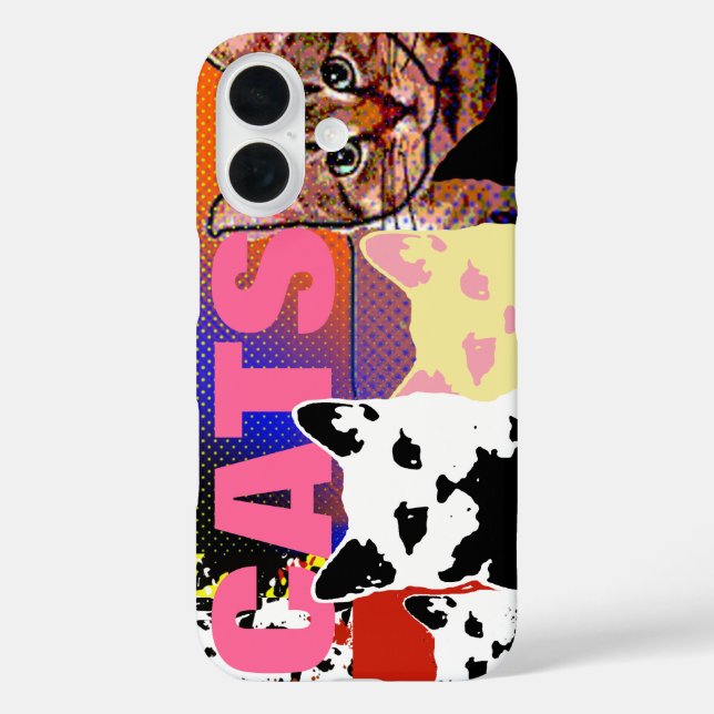 Cute Cats pet girly Case-Mate iPhone Case (Back)
