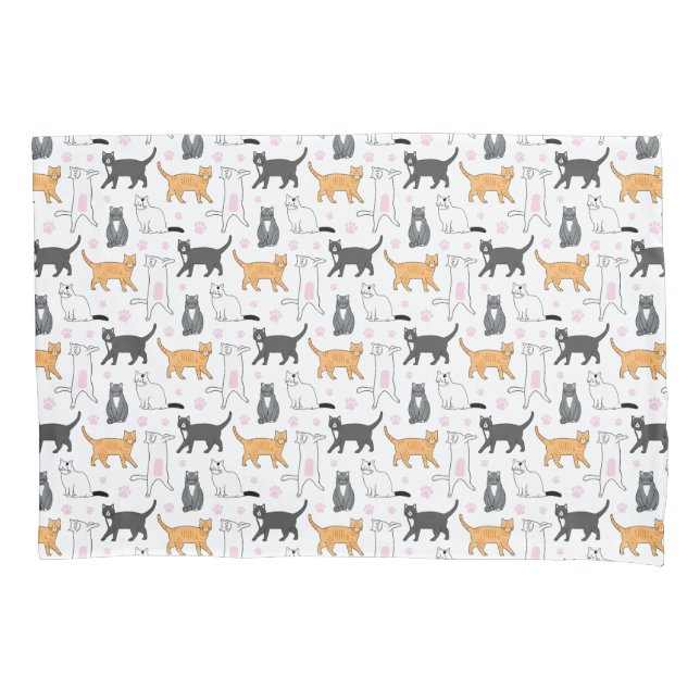 Cute Cats Pillow Case (Front)