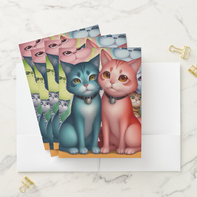 Cute Cats Pocket Folder (In Situ)