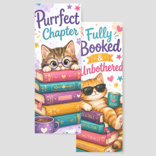 Cute Cats Reading Bookmarks