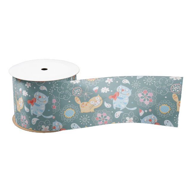 Cute Cats Ribbon (Spool)