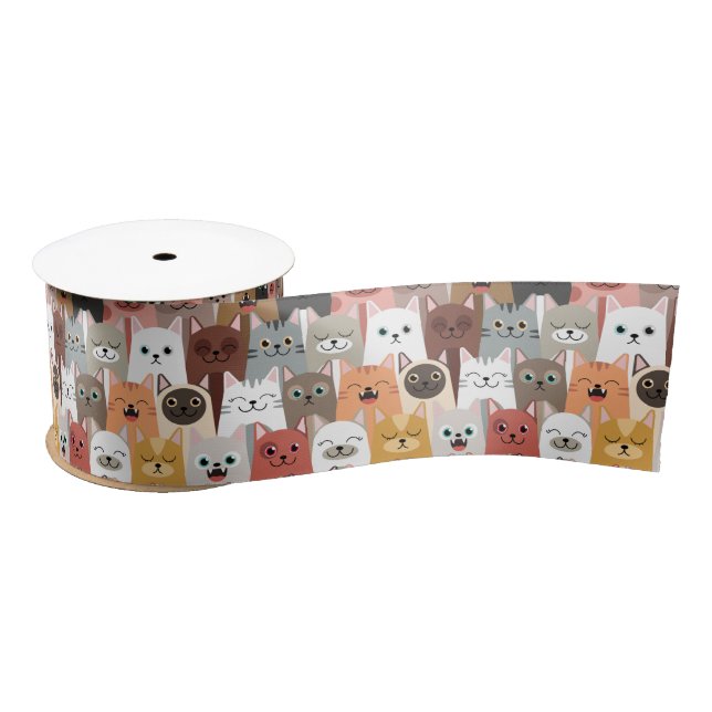 Cute Cats Ribbon (Spool)