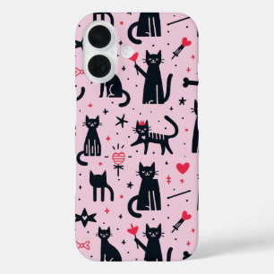 Cute cats' silhouettes iPhone / iPad case