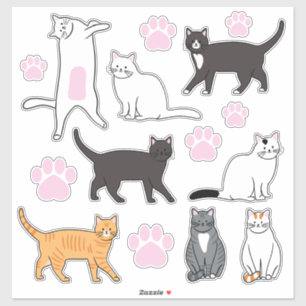 Cute Cats Sticker