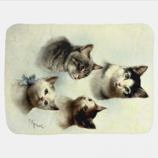 Cute Cats Swaddle Blanket Zazzle
