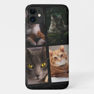 cute cats three photo Pets iPhone 11 Case