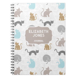 Cute Cats, Urban Color Palette Notebook