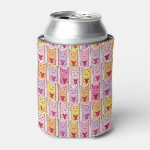 Cute Cats with Loving Hearts Can Cooler