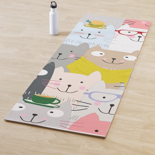 Cute Cats Yoga Mat (In Situ)