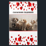 Cute Cavachon Dog Calendar<br><div class="desc">Cute Cavachon Calendar is the perfect gift for the Cavachon lover or any dog lover. Cavalier King Charles Spaniel and the Bichon make beautiful puppies.</div>