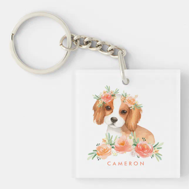 Cavalier king charles sales spaniel keychain