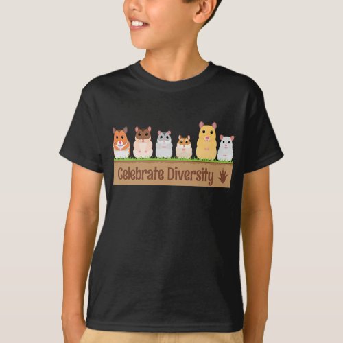 Cute Celebrate Diversity Pet Owners Gift  Hamster T_Shirt