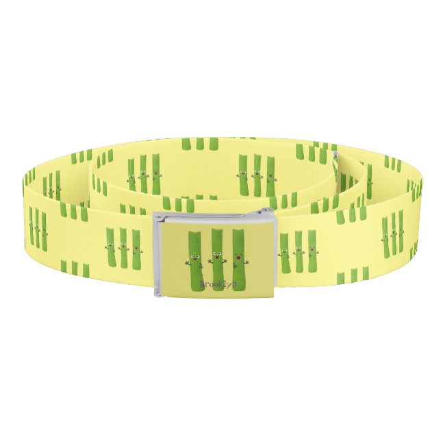 Cute celery sticks trio cartoon vegetables belt (Coil)
