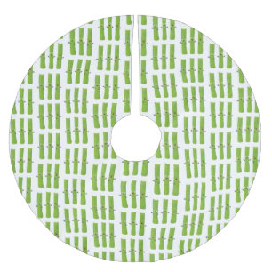 Cute celery sticks trio cartoon vegetables brushed polyester tree skirt
