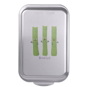 Cute celery sticks trio cartoon vegetables cake pan