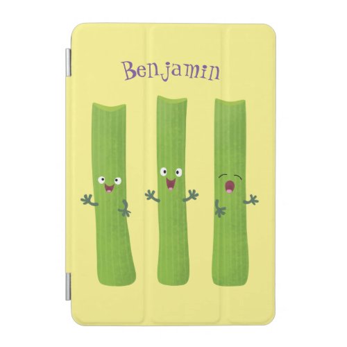 Cute celery sticks trio cartoon vegetables iPad mini cover