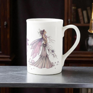 Cute Celestial Fairies by Molly Harrison Art Bone China Mug