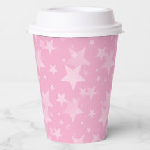 Cute Celestial Star Pattern Pink, Custom Color
