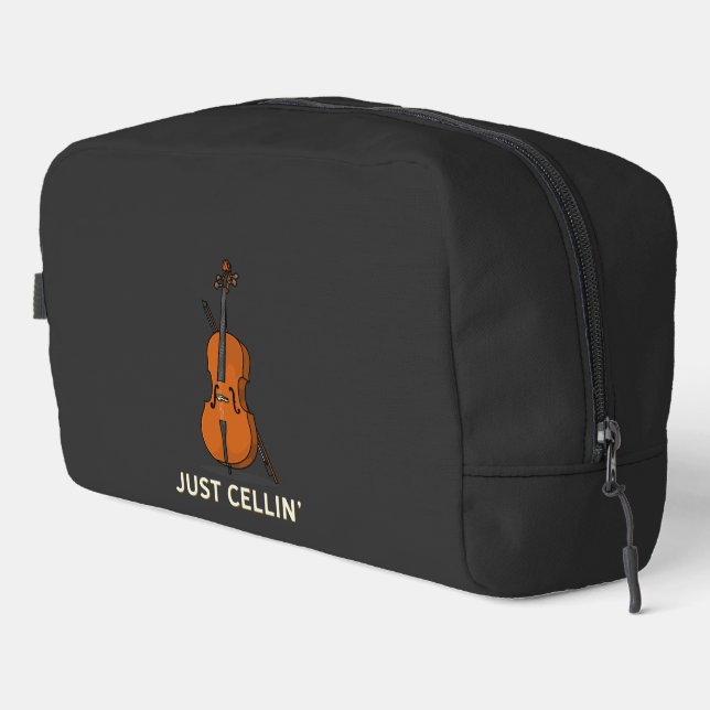 Cute Cellist Cute Musician Gag Dopp Kit (Right Corner)