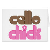 Cute Cello Chick (Front Horizontal)