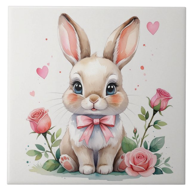 Cute Ceramic Tile (Front)