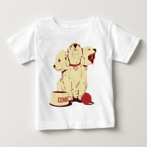 Cute Cerberus Cartoon Baby T_Shirt