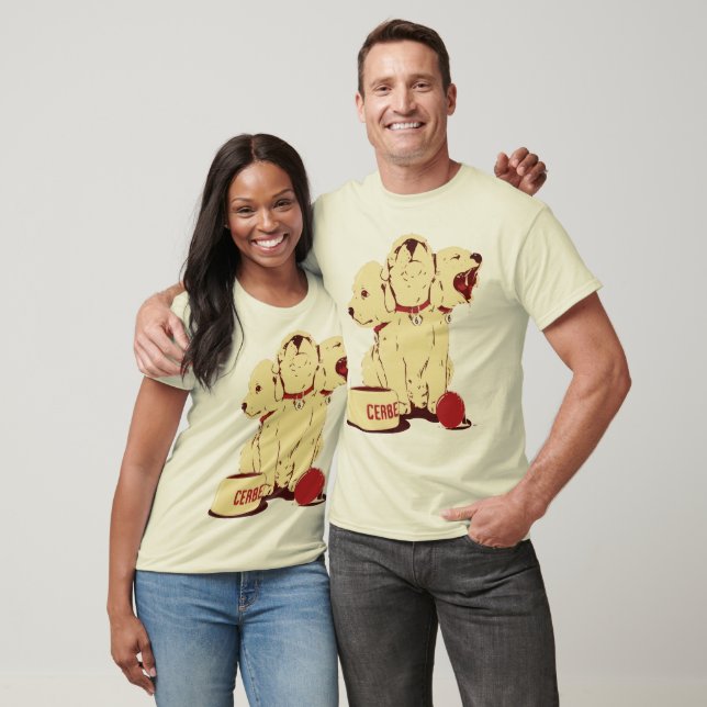Cute Cerberus Cartoon T-Shirt (Unisex)