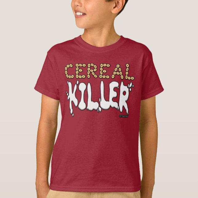 Cute Cereal Killer Halloween Shirt KIDS Costume (Front)
