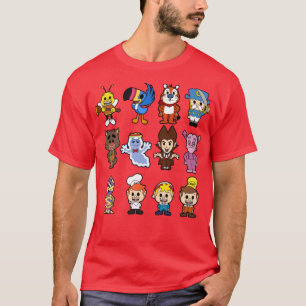 Cute Cereal Mascots T-Shirt