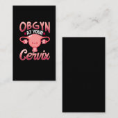 Cute Cervix Obstetrician Gynecologist Doctor OBGYN Business Card | Zazzle
