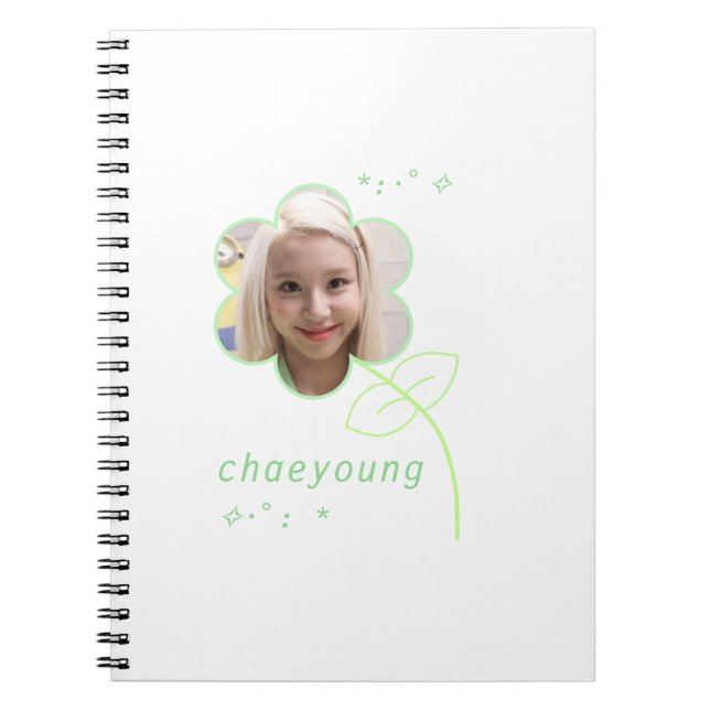 Cute Chaeyoung Kpop Twice Teen Aesthetic Notebook (Front)