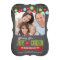 Cute Chalkboard Family Christmas Photo Card