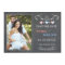 Cute Chalkboard Photo Wedding Save the Date