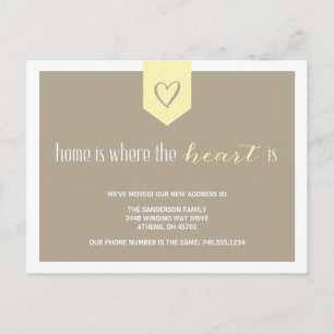 Cute Change of Address Announcement