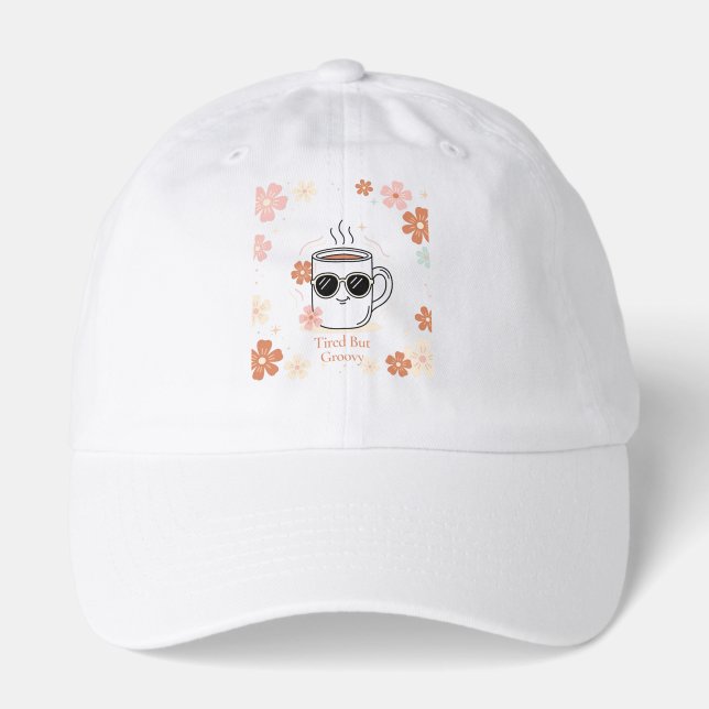 Cute Chaos Coordinator Coffee Mug Retro Design Hat (Front)