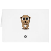 Cute character clipart cards (Back Horizontal)