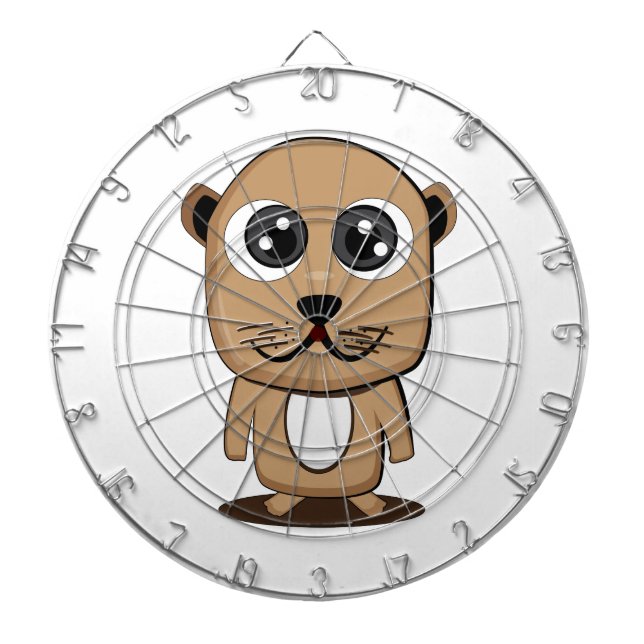 Cute character clipart dart board (Front)