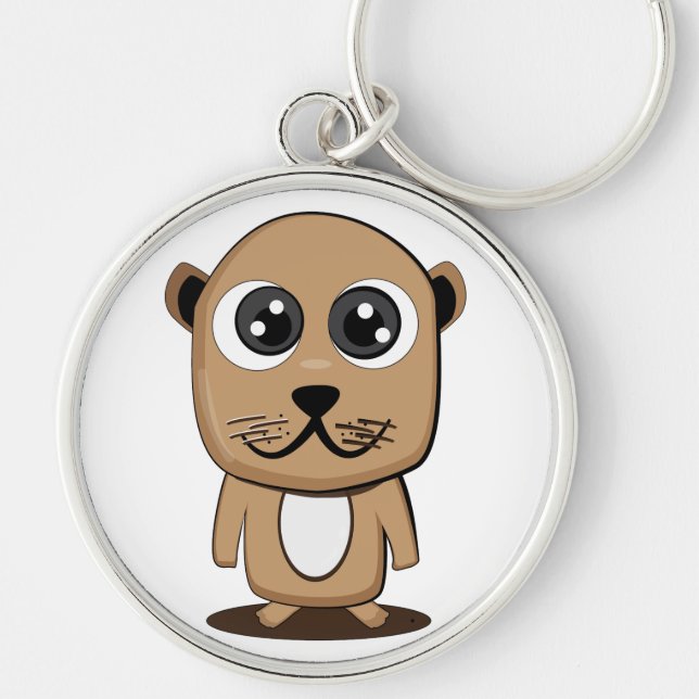 Cute character clipart keychain (Front)