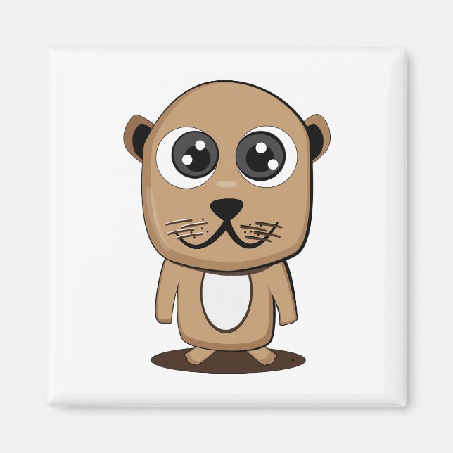 Cute character clipart magnet (Front)