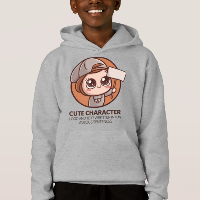 Cute Character Hoodie (Front)