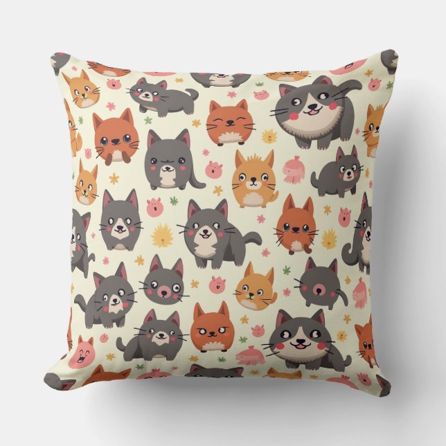Cute character pillow cushion (Front)