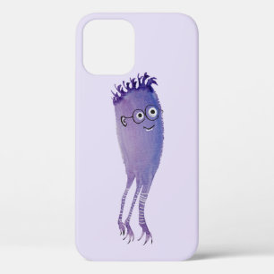 Cute Character Purple Nerdy iPhone 12 Case