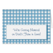 Cute Check Pattern Cards (Front Horizontal)