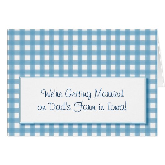 Cute Check Pattern Cards (Front Horizontal)