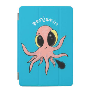 Cute, cheeky baby octopus cartoon iPad mini cover